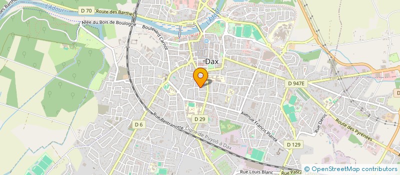 localisation de l'entreprise MADAME JULIETTE DUFFAU à DAX