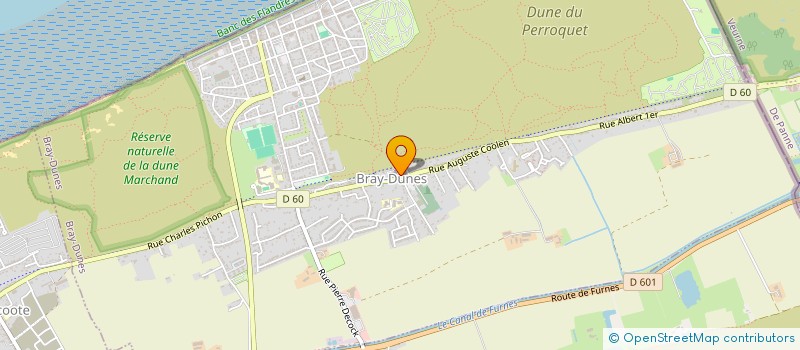 localisation de l'entreprise MADAME JULIETTE DUFLOS  BRAY-DUNES