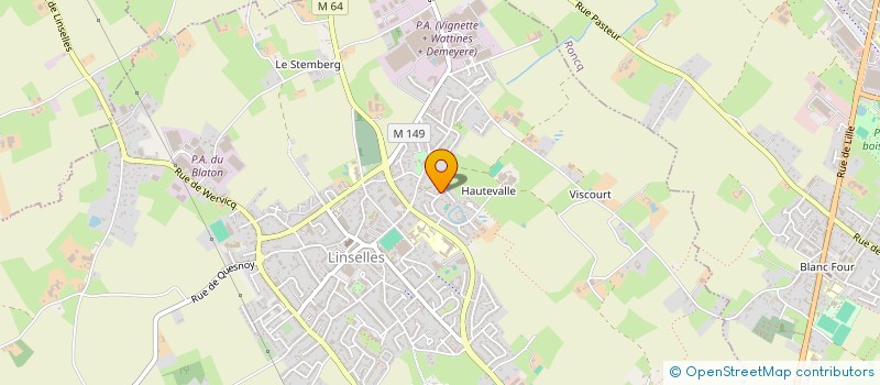 localisation de l'entreprise MADAME JULIETTE DUGAUQUIER  LINSELLES