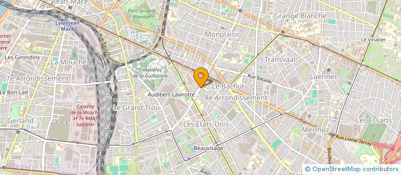 localisation de l'entreprise MADAME JULIETTE DUPUIS  LYON