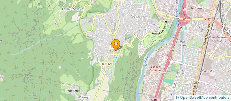 localisation de l'entreprise MADAME JULIETTE DURAND à SEYSSINS