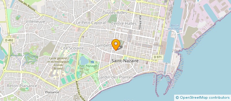 localisation de l'entreprise MADAME JULIETTE DURIF  SAINT-NAZAIRE