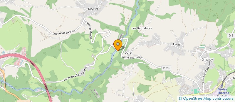 localisation de l'entreprise MADAME JULIETTE DUVERNAY  GROISY