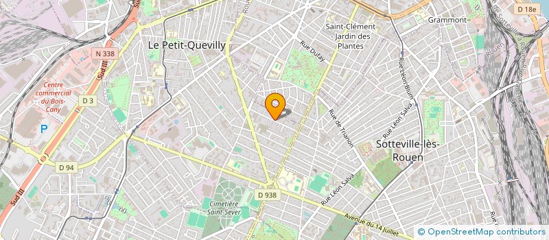 localisation de l'entreprise MADAME JULIETTE EDOUARD  LE PETIT-QUEVILLY