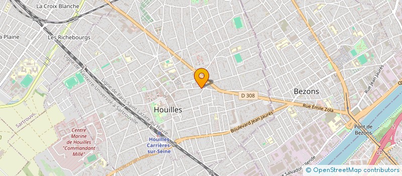 localisation de l'entreprise MADAME JULIETTE ENRIQUEZ  HOUILLES