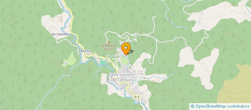 localisation de l'entreprise MADAME JULIETTE ESCRICHS  SAINT-LAURENT-DE-CERDANS