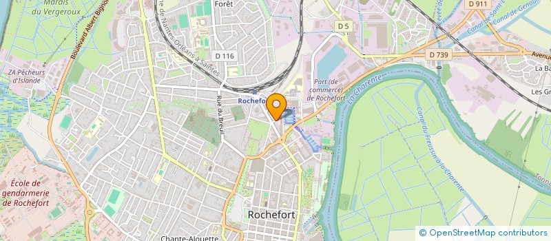 localisation de l'entreprise MADAME JULIETTE FABIER  ROCHEFORT