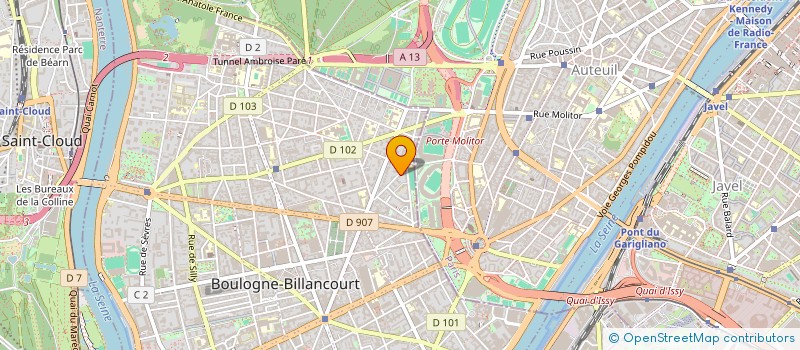 localisation de l'entreprise MADAME JULIETTE FARMAN à BOULOGNE-BILLANCOURT