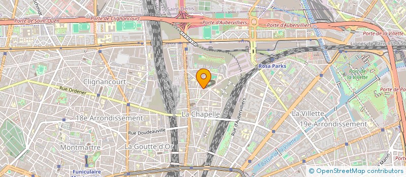 localisation de l'entreprise MADAME JULIETTE FAUCONNIER  PARIS