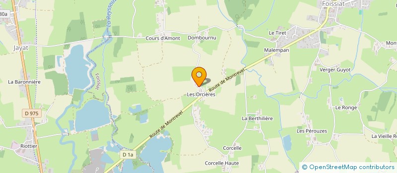 localisation de l'entreprise MADAME JULIETTE FAVRE  FOISSIAT