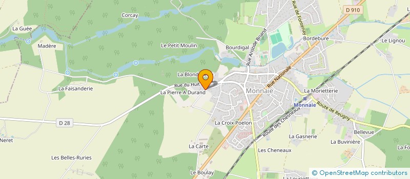 localisation de l'entreprise MADAME JULIETTE FERAL  MONNAIE