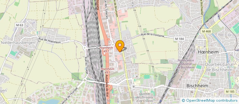 localisation de l'entreprise MADAME JULIETTE FERANDEL  HNHEIM