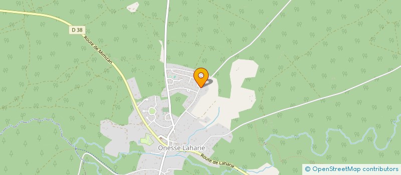 localisation de l'entreprise MADAME JULIETTE FERRY  ONESSE-LAHARIE