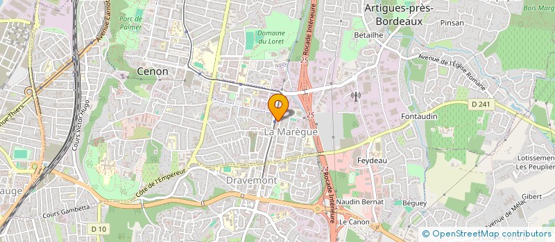 localisation de l'entreprise MADAME JULIETTE FILS  CENON