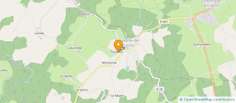localisation de l'entreprise MADAME JULIETTE FONTANEL à JUNHAC