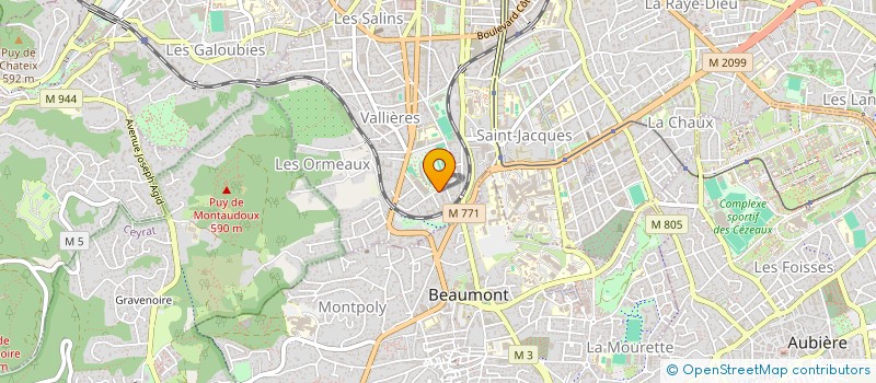 localisation de l'entreprise MADAME JULIETTE FONTENILLE  CLERMONT-FERRAND