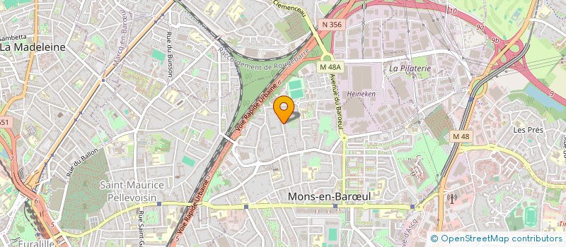localisation de l'entreprise MADAME JULIETTE FOUCQUE  MONS-EN-BARUL