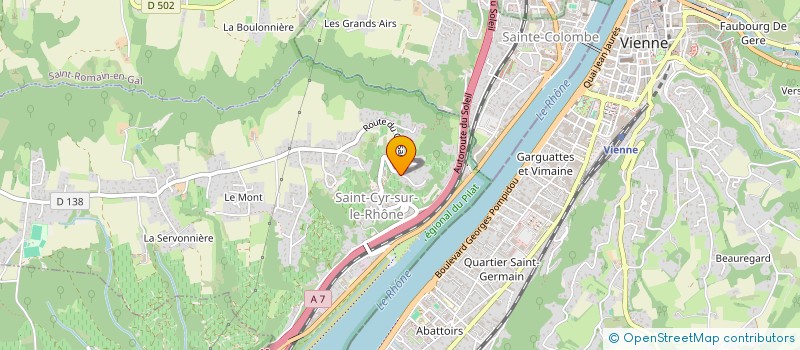 localisation de l'entreprise MADAME JULIETTE FRADIN  ROUSSILLON