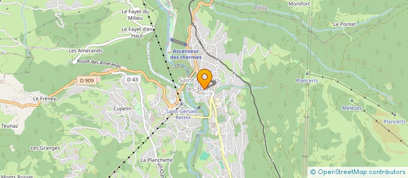 localisation de l'entreprise MADAME JULIETTE FRANC  SAINT-GERVAIS-LES-BAINS