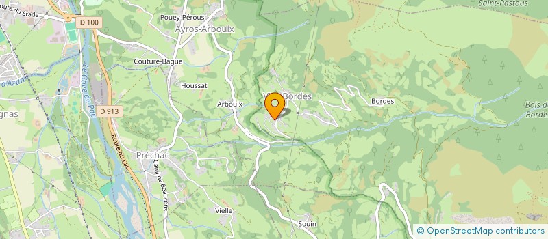 localisation de l'entreprise MADAME JULIETTE FRAS  LAU-BALAGNAS