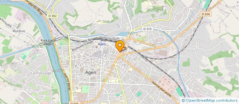 localisation de l'entreprise MADAME JULIETTE FREZALS  AGEN