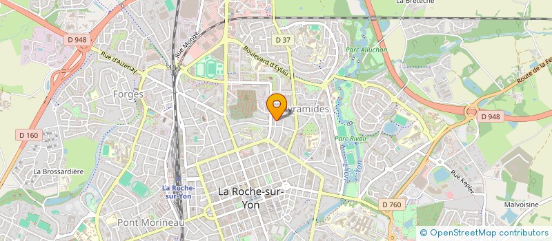 localisation de l'entreprise MADAME JULIETTE FREZOULS à LA ROCHE-SUR-YON