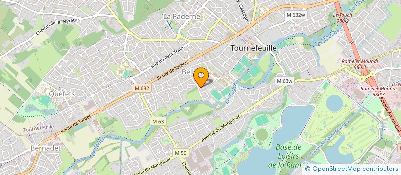 localisation de l'entreprise MADAME JULIETTE FRONTY  TOURNEFEUILLE