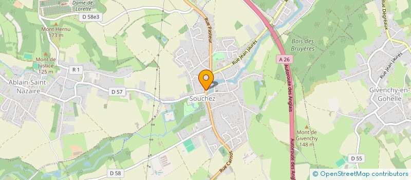 localisation de l'entreprise MADAME JULIETTE GALY  SOUCHEZ