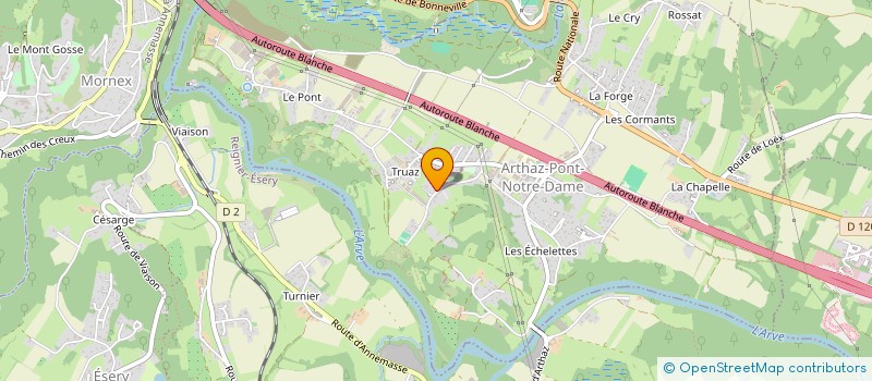 localisation de l'entreprise MADAME JULIETTE GAMAIN  ARTHAZ-PONT-NOTRE-DAME