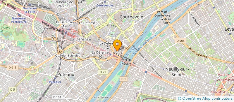 localisation de l'entreprise MADAME JULIETTE GARCIN à COURBEVOIE