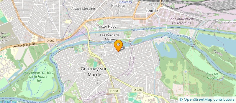localisation de l'entreprise MADAME JULIETTE GARNIER à GOURNAY-SUR-MARNE