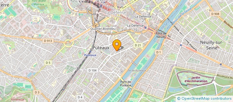 localisation de l'entreprise MADAME JULIETTE GARRIGUES  PUTEAUX