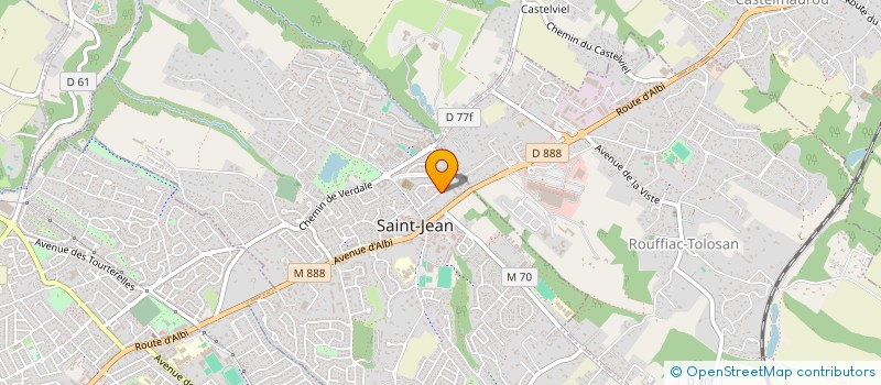 localisation de l'entreprise MADAME JULIETTE GAUMART  TOULOUSE