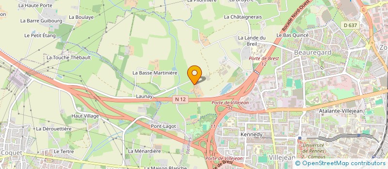 localisation de l'entreprise MADAME JULIETTE GAUTIER  RENNES