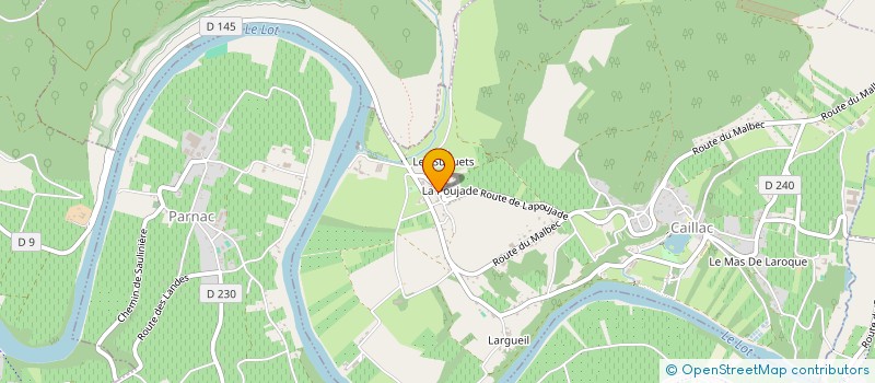 localisation de l'entreprise MADAME JULIETTE GAUVRIT à CAILLAC