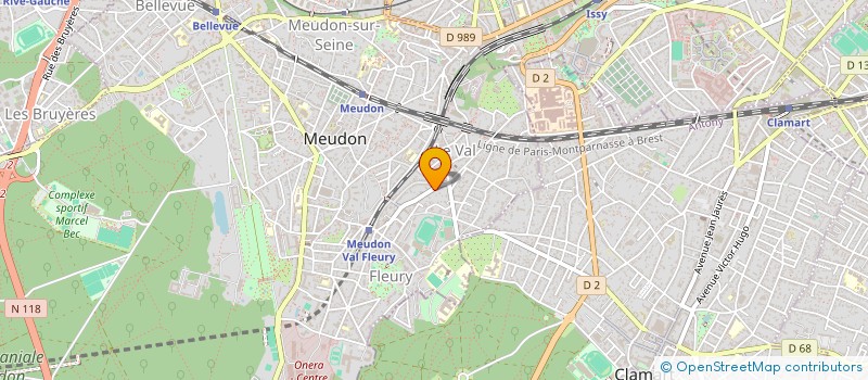 localisation de l'entreprise MADAME JULIETTE GAY à MEUDON