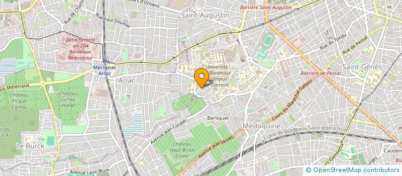 localisation de l'entreprise MADAME JULIETTE GBAGUIDI à BORDEAUX