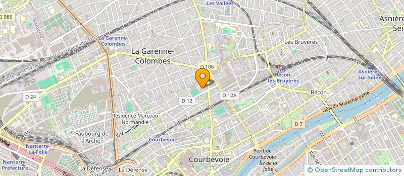 localisation de l'entreprise MADAME JULIETTE GEHIN à COURBEVOIE