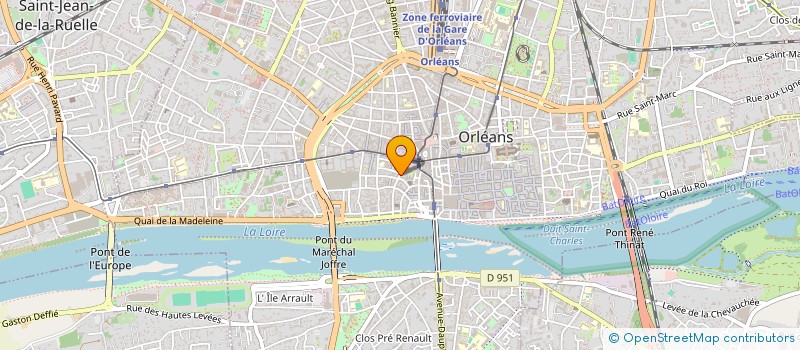 localisation de l'entreprise MADAME JULIETTE GEORGES à ORLEANS