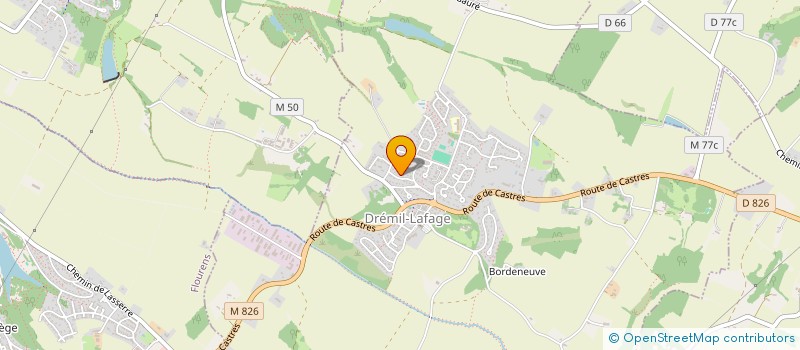 localisation de l'entreprise MADAME JULIETTE GERVASONI  DREMIL-LAFAGE