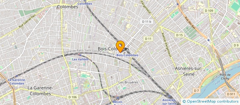 localisation de l'entreprise MADAME JULIETTE GICQUEL à BOIS-COLOMBES