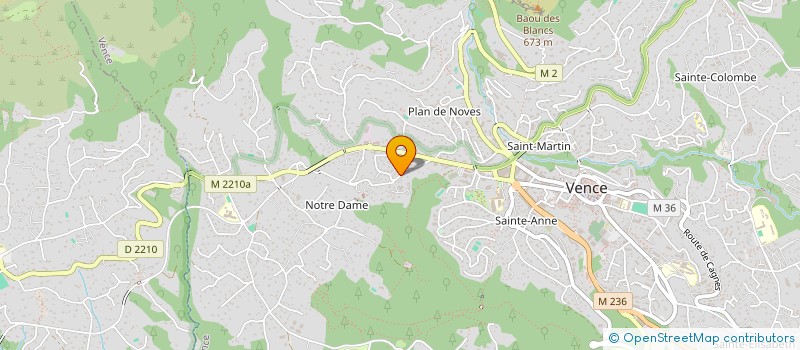 localisation de l'entreprise MADAME JULIETTE GILLOT à VENCE