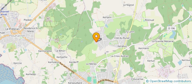 localisation de l'entreprise MADAME JULIETTE GINS  CARNAC