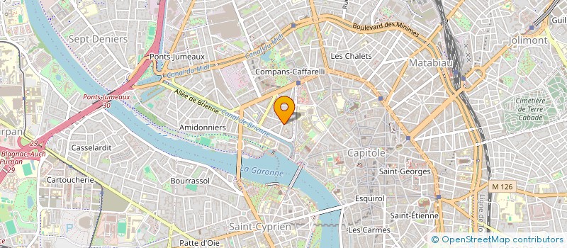 localisation de l'entreprise MADAME JULIETTE GIRARD  TOULOUSE