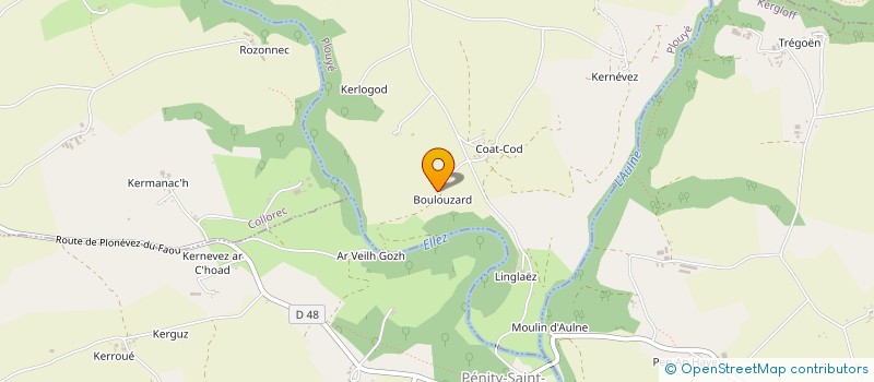 localisation de l'entreprise MADAME JULIETTE GIRARDIN  PLOUYE