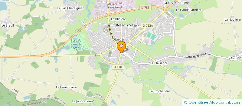 localisation de l'entreprise MADAME JULIETTE GIRODON  LEGE