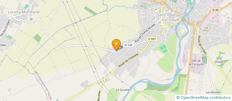 localisation de l'entreprise MADAME JULIETTE GOSCIANSKI  SAINT-POURCAIN-SUR-SIOULE