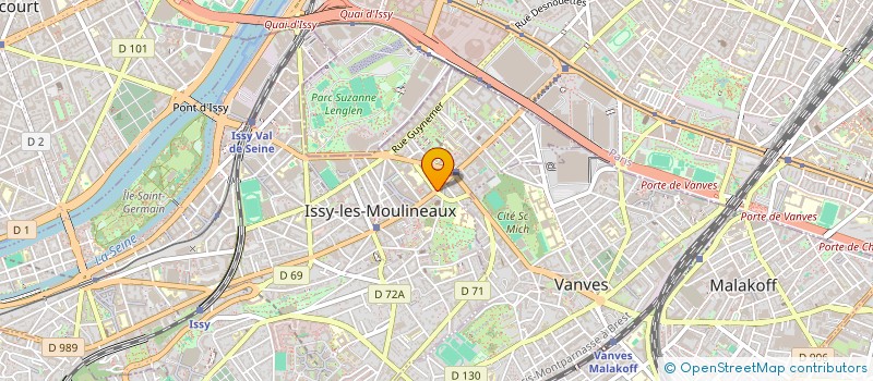 localisation de l'entreprise MADAME JULIETTE GOUTARD à ISSY-LES-MOULINEAUX