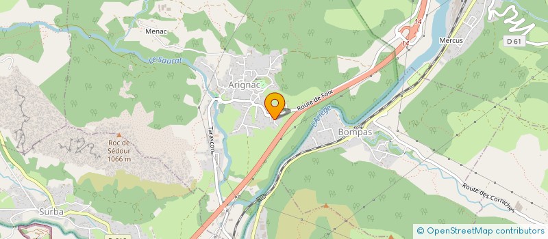 localisation de l'entreprise MADAME JULIETTE GOZDE SUTCU à ARIGNAC