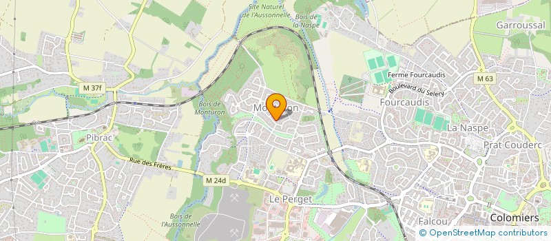 localisation de l'entreprise MADAME JULIETTE GRAMMON à COLOMIERS